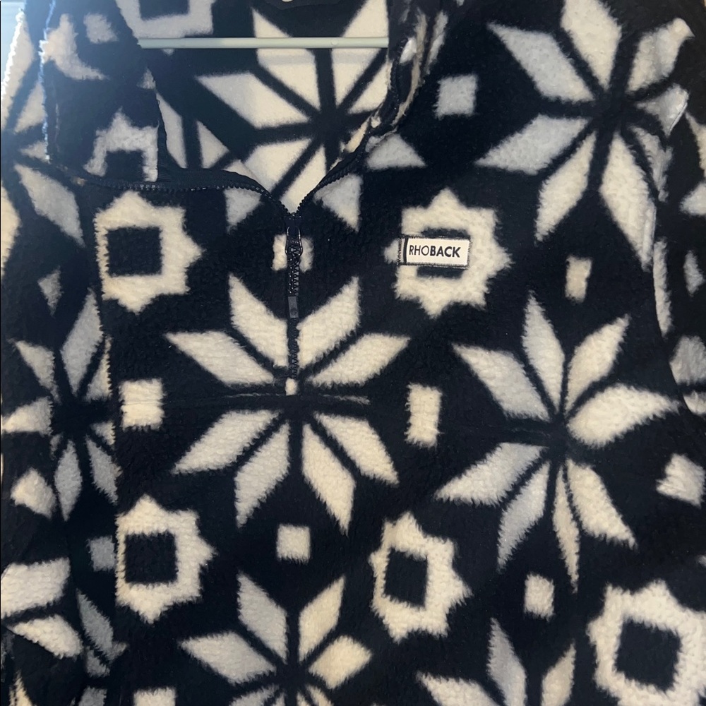 Rhoback Summit Fleece Pullover Snowfall Navy Blue - XXXL - Picture 5 of 6